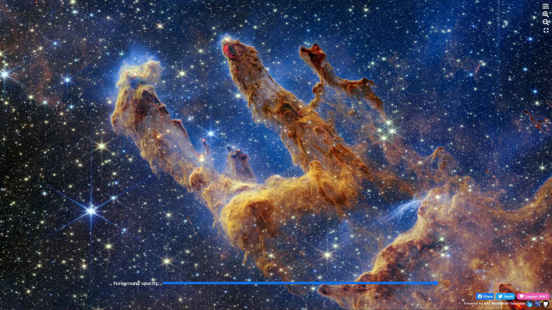 Pillars of Creation (JWST)